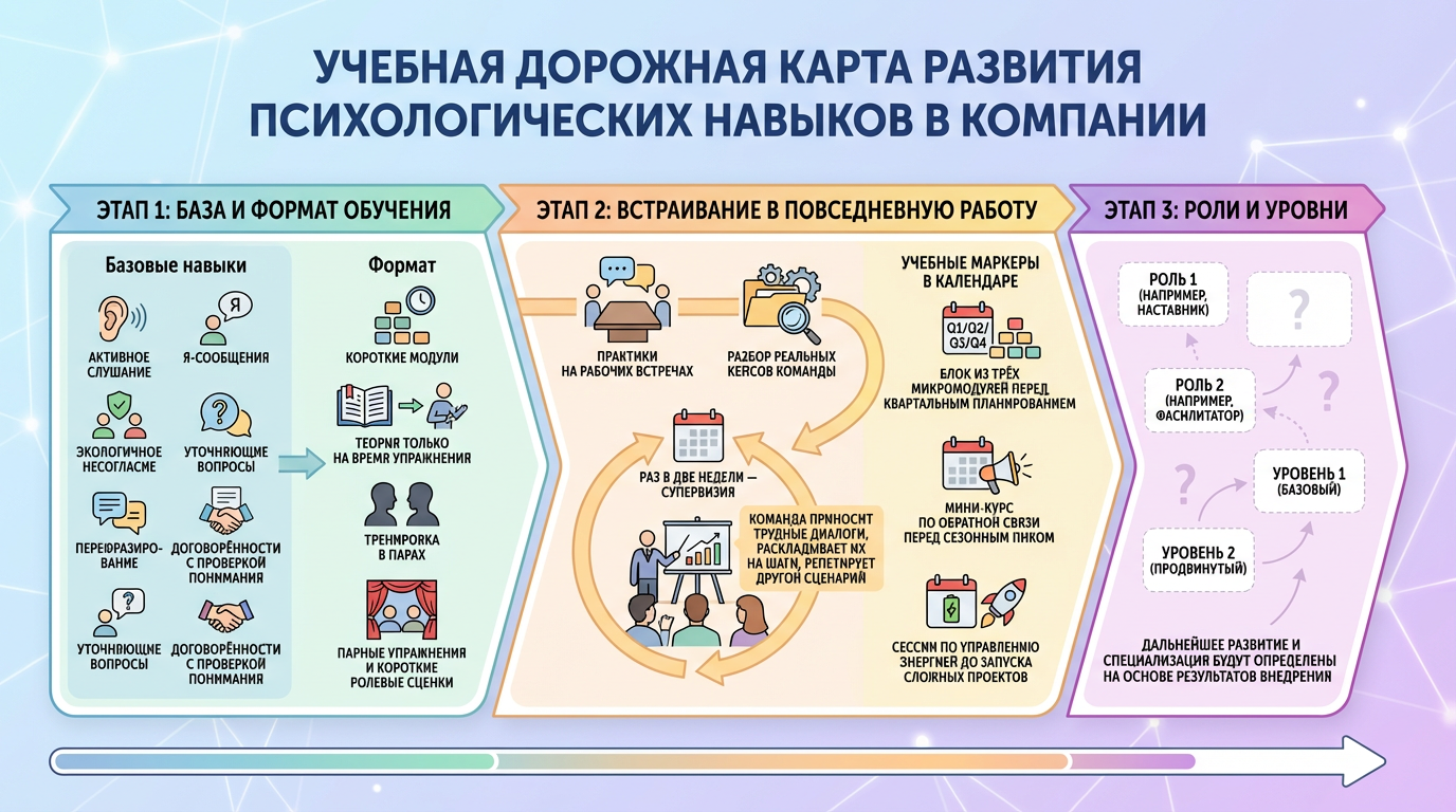 Учебная дорожная карта развития психологических навыков